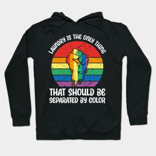 Laundry Is The Only Thing That Should Be Separated By Color Hoodie